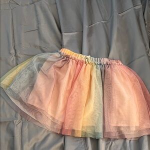 Pastel Rainbow Tulle Skirt - 3T/4T